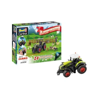 Afbeelding van 1:60 Revell 01053 RC Claas Axion 960 Tractor Adventskalender Plastic Modelbouwpakket