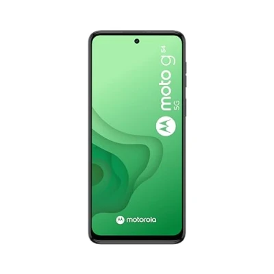 Afbeelding van Motorola MOTO G54 5G 8 GB RAM 256 zwart petrol, smartphone ontgrendeld, 6,5 inch display, 5000 mAh batterij, oplader, USB kabel en beschermhoes, Franse versie