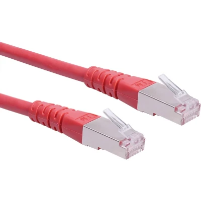 Afbeelding van ROLINE patchkabel Cat.6 (Klasse E) S/FTP (PiMF), rood, 0,3 m