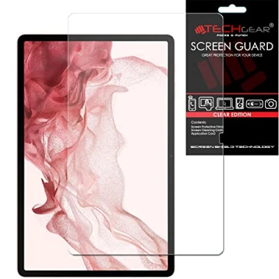 Afbeelding van TECHGEAR Galaxy Tab S9 Plus &amp; S10 12,4 inch schermbeschermers (SM X810 / SM X816 X820 X826) Ultra heldere schermbeschermer Guard Cover ontworpen voor Samsung S9+ S10+