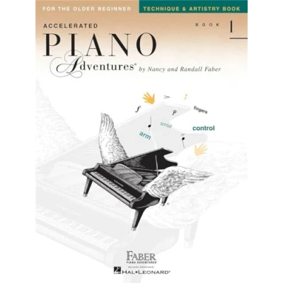 Afbeelding van Nancy faber : piano adventures for the older beginner tech bk 1: Technique &amp; Artistry Book 1