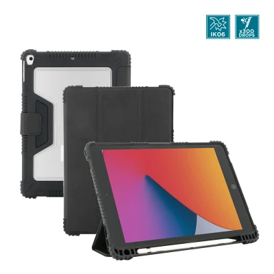 Afbeelding van Mobilis Rugged Case for iPad 10.2&#039;&#039; 9th/8th/7th 25,9 cm (10.2&quot;) Folioblad Zwart