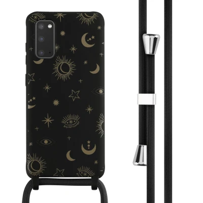 Afbeelding van Samsung Galaxy S20 Hoesje Siliconen en TPU (zacht) iMoshion Softcase/Koordhoesje/Backcover Zwart Telefoonhoesje