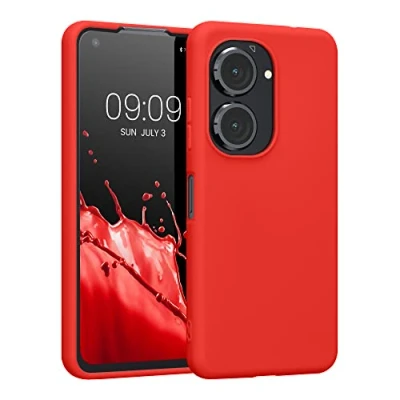 Afbeelding van kwmobile telefoonhoesje geschikt voor ASUS Zenfone 10 / 9 Hoesje smartphone Back cover in rood