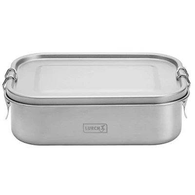 Afbeelding van Lurch 240881 Lunchbox Snap van roestvrij staal, 100% lekvrij, 1200 ml