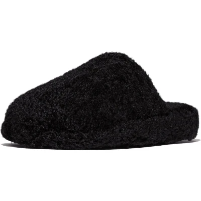 Afbeelding van Fitflop Muiltjes, Dames, Maat: 41, All black Polyester