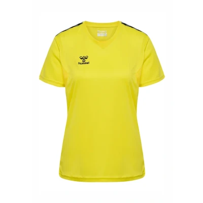 Afbeelding van Hummel Authentic Sport Tshirt, Dames, Maat: 44, Blazing yellow
