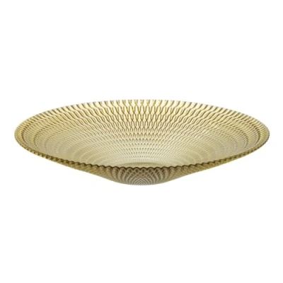 Afbeelding van Middenstuk Geel Kristal 40 x 7 cm