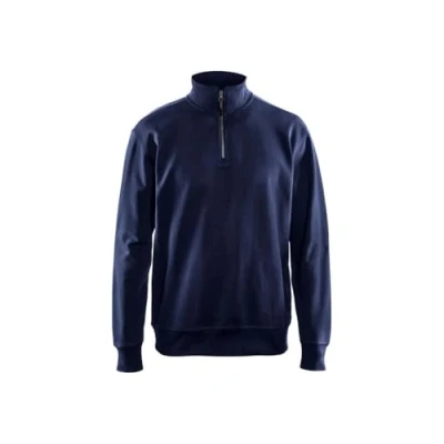 Afbeelding van Blaklader Sweatshirt met halve rits 3369 1158 Marineblauw XXL