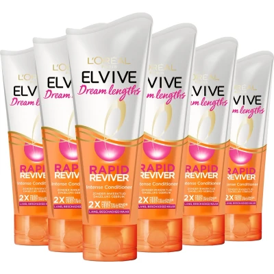 Afbeelding van 6x L&#039;Oréal Elvive Dream Lengths Rapid Reviver Conditioner 200 ml