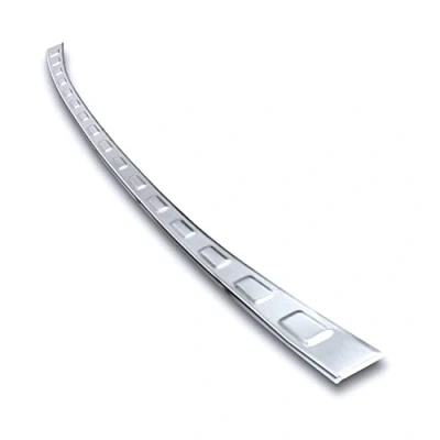 Afbeelding van tuning art L455 Roestvrijstalen Achterbumperprotector voor Nissan Qashqai 3 J12, Kleur:Zilver