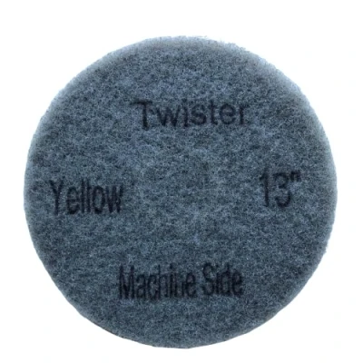 Afbeelding van Diversey Taski Twisterpad Diamant 20 Inch Geel 2 Stuks