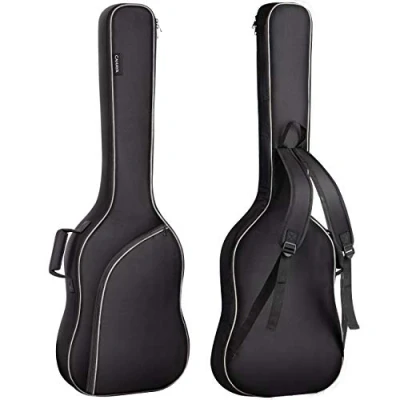 Afbeelding van CAHAYA Elektrische Basgitaar Tas Gig Bag Rugzak Gewatteerde Soft Case 0.3 &quot;Padding Lichtgewicht, Zwart, Klassiek
