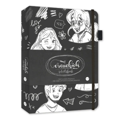 Afbeelding van CreaChick Schetsboek Black