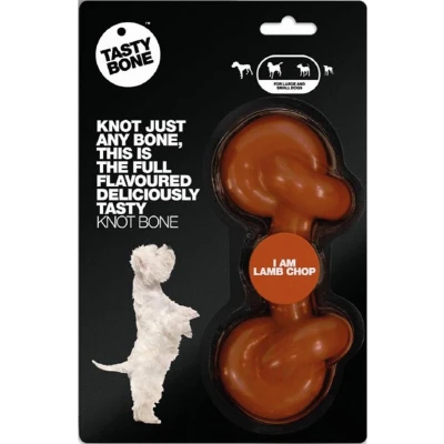 Afbeelding van TastyBone Knotted Lamb Chop Hond Kauwspeelgoed Vegan Kluif Nylabone