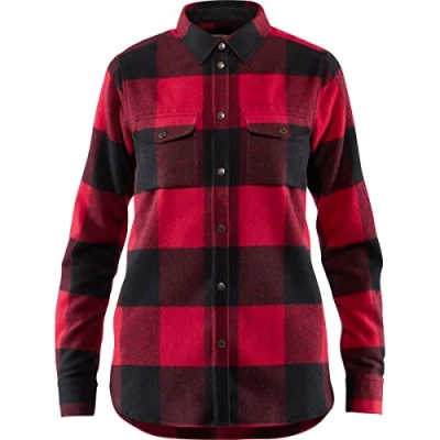 Afbeelding van Fjällräven Damesshirt Canada, rood, L, 90835 320