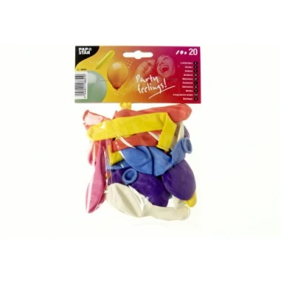 Afbeelding van Ballon Assorti 20 stuks