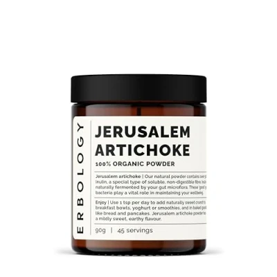 Afbeelding van Bio Rauw Jeruzalem Artisjok Poeder 150g Aardpeer Topinamboer Rijk aan Inuline voor Darmgezondheid Prebiotisch Glutenvrij Niet GMO