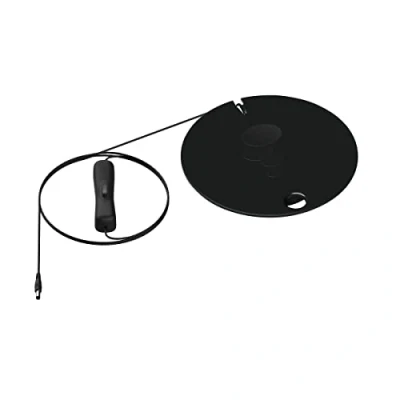 Afbeelding van 72461 biOrb Classic LED groot zwart aquarium licht acrylglas filtersysteem luchtpomp