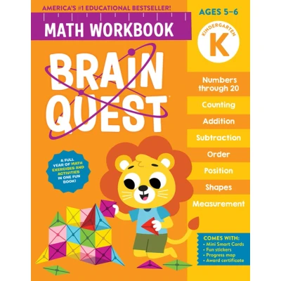 Afbeelding van Brain Quest Math Workbook: Kindergarten