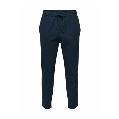Afbeelding van Only &amp; Sons Einfarbige Broek, Heren, Maat: Small, Dark navy