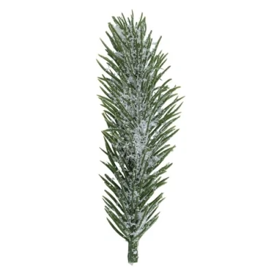 Afbeelding van Ideen mit Herz Decoratieve dennentakken, groen, 12 cm lang, stuks, kunstdennentakken, besneeuwd, adventskransdecoratie, dennengroen