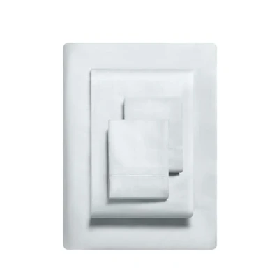 Afbeelding van Vera Wang Queensize lakenset, luxe satijnen katoenen beddengoed, 800 draadtelling, zacht en glad woondecoratie (lichtblauw, queen)