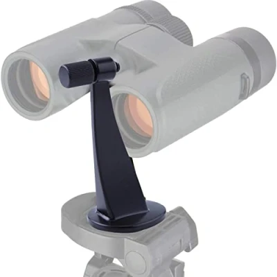 Afbeelding van verrekijker statiefadapter, zwart Anti shake metalen verrekijkeradapter Statieven monteren Beugel 1/4 inch draad voor telescoop