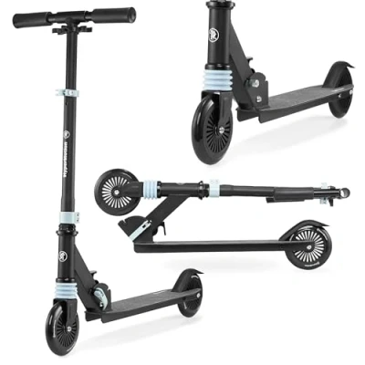 Afbeelding van HyperMotion Wally Kinderstep zwart/blauw 4 9 jaar