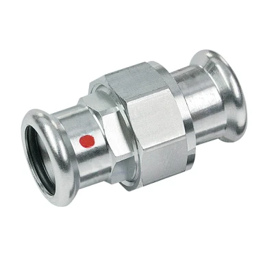 Afbeelding van Bonfix Perskoppeling Staal 3 delige koppeling 15x15mm