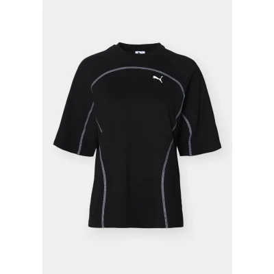 Afbeelding van Puma DARE TO Oversized TEE Tshirt basic, Dames, Maat: XL, Black