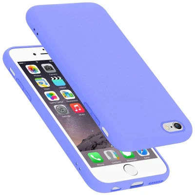 Afbeelding van Cadorabo Hoesje geschikt voor Apple iPhone 6 / 6S Case in LIQUID LICHT PAARS Beschermhoes TPU silicone Cover