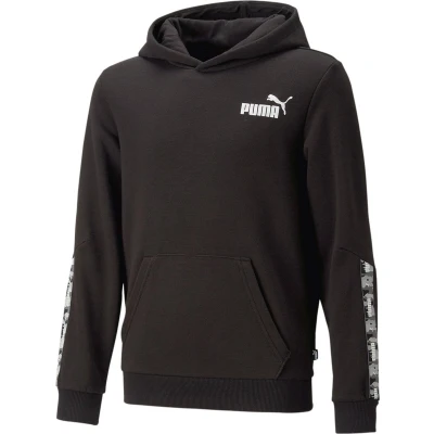 Afbeelding van PUMA Ess Tape Camo Hoody kindersweatshirt zwart 673235