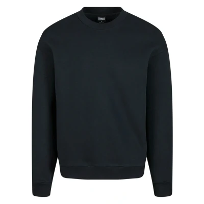 Afbeelding van Urban Classics Fluffy Crewneck Sweater, Heren, Maat: 4XL, Black