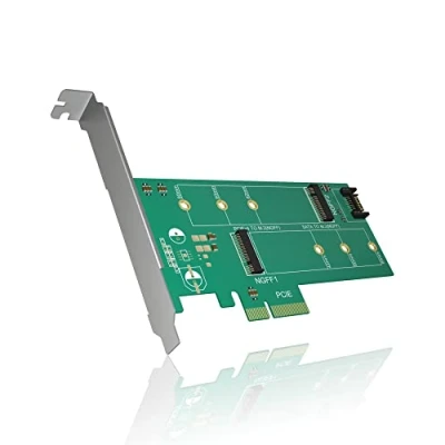 Afbeelding van PCI Express Kaart 2x M.2 SSD to SATA III + PCIe 3.0 x4 Icy Box