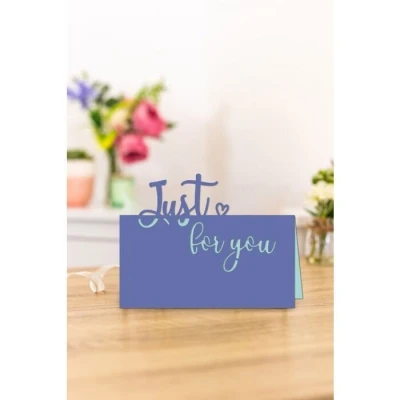 Afbeelding van Gemini Expressions snijmal Designer Word Just for You