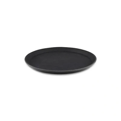 Afbeelding van Tuffgrip Super kunststof rubberen antislip, antislip voedselbak, rond, diameter 11&quot;/27cm, zwart