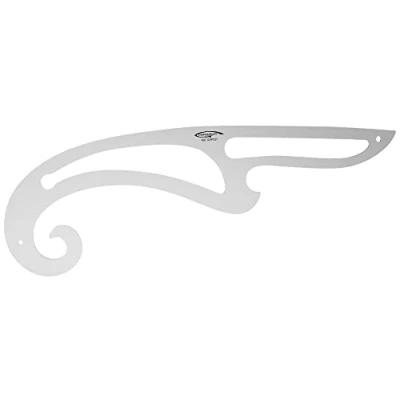 Afbeelding van Graphoplex Curve in transparant Altuglas 41,50 cm