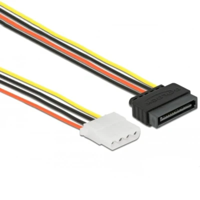 Afbeelding van Delock Stromkabel SATA 15 Pin Stecker &gt; 4 Buchse 100 cm