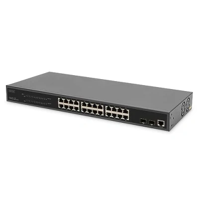 Afbeelding van Digitus DN 95359 netwerk switch Managed L2 Gigabit Ethernet (10/100/1000) Power over (PoE)