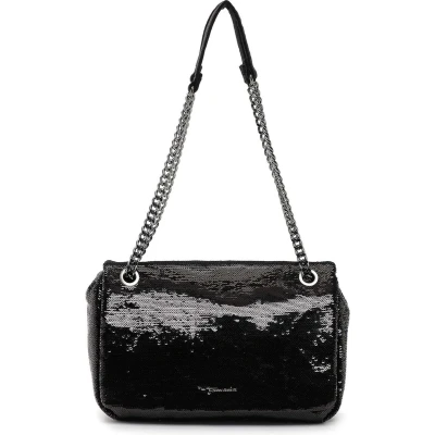 Afbeelding van Tamaris Handtas Schoudertas Marniq Handbag Black Metallic Zwart