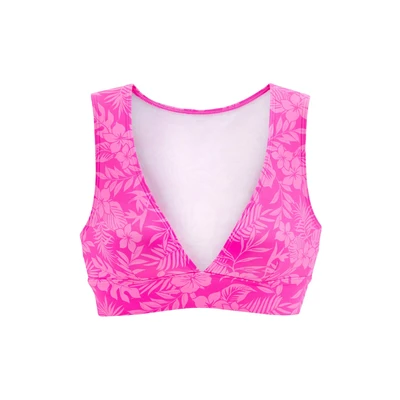 Afbeelding van Venice Beach Bustierbikinitop Moloka met tropische print