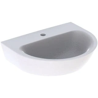 Afbeelding van Geberit Renova wastafel wit KeraTect (55 x 45 cm) 1 kraangat, zonder