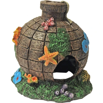 Afbeelding van Polyresin ornament bom met begroeiing 13x14 cm Gebr de Boon Gebr.