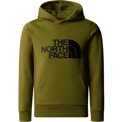 Afbeelding van The North Face DREW PEAK Hoodie Unisex voor kinderen, Maat: 128, Forest olive