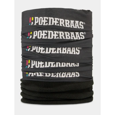 Afbeelding van Nekwarmer Poederbaas Sport Performance Black Logo Print