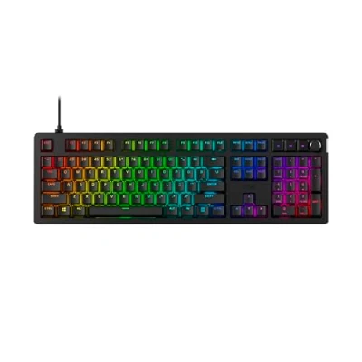 Afbeelding van HyperX Alloy Rise Mechanisch gaming toetsenbord, netwerkschakelaars, hot swap, verstelbare poten, verwisselbare magnetische behuizing, zwart (Spaans QWERTY)