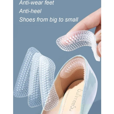 Afbeelding van BaykaDecor Luxe Inlegzolen Hielspoor Inlegzool Inlegzooltjes Dames Hielbeschermers Pumps Zooltjes Zool Schoen Siliconen