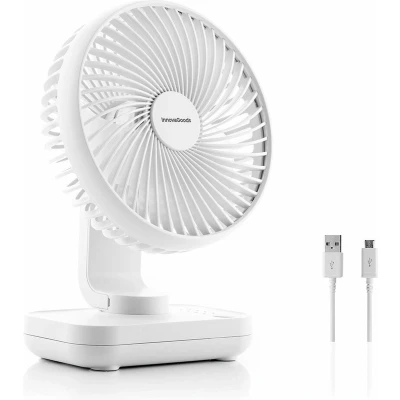 Afbeelding van Oplaadbare bureauventilator Fanrec InnovaGoods Ø5,4&quot;;&quot;; 3600 mAh / 13,3 W
