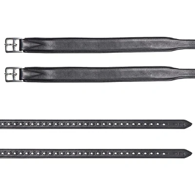 Afbeelding van Kieffer Stijgbeugelriemen Utrasoft Zwart 150 cm